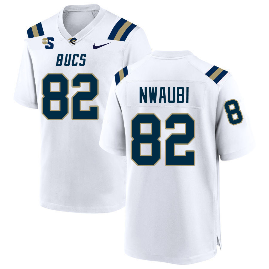 Men #82 Buchi Nwaubi Charleston Southern Buccaneers 2023 College Football Jerseys Stitched-White